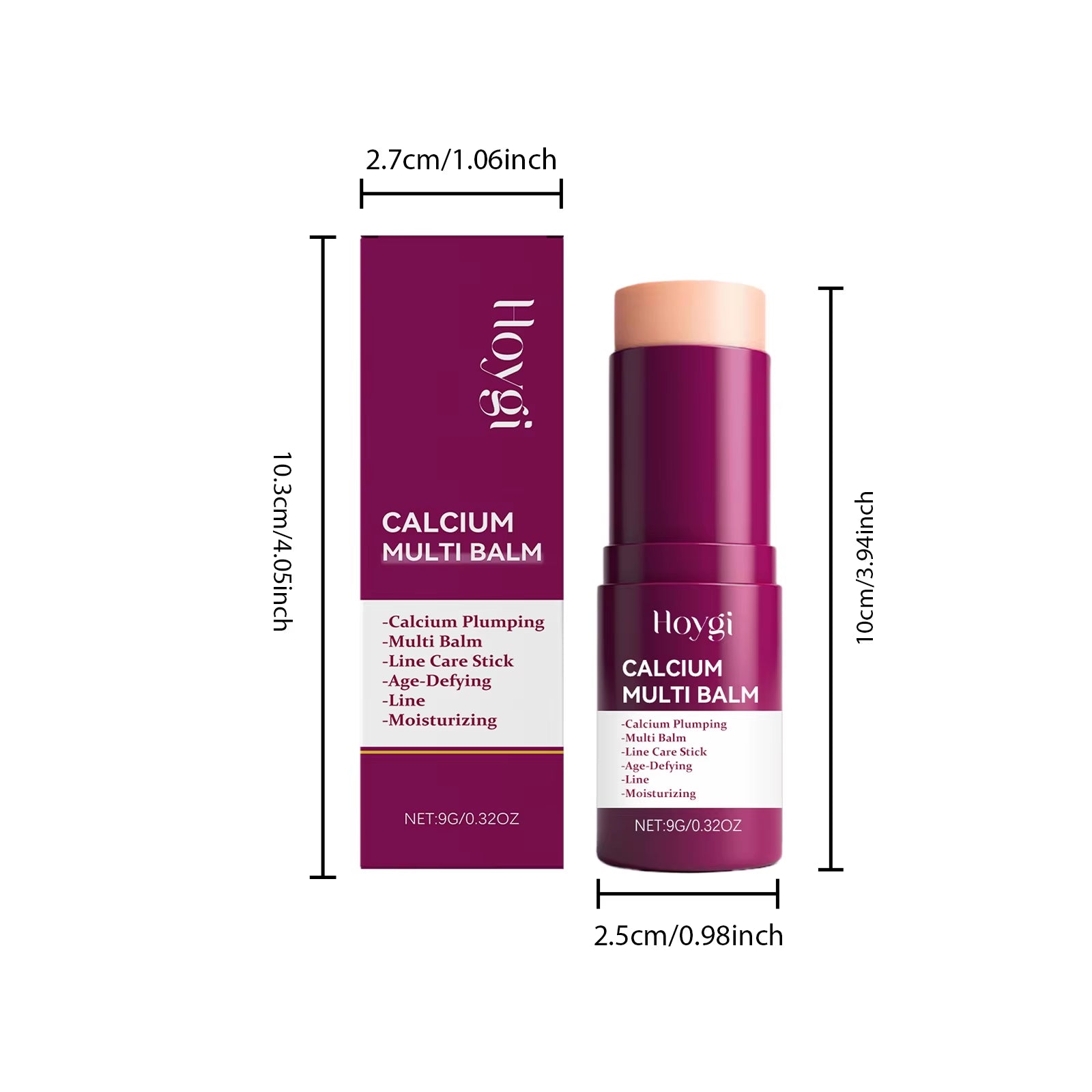 Calcium Multi Balm Firming Lightweight Hydrating Face Balm Tightening Smoothing Moisturing Stick Daily Skincare