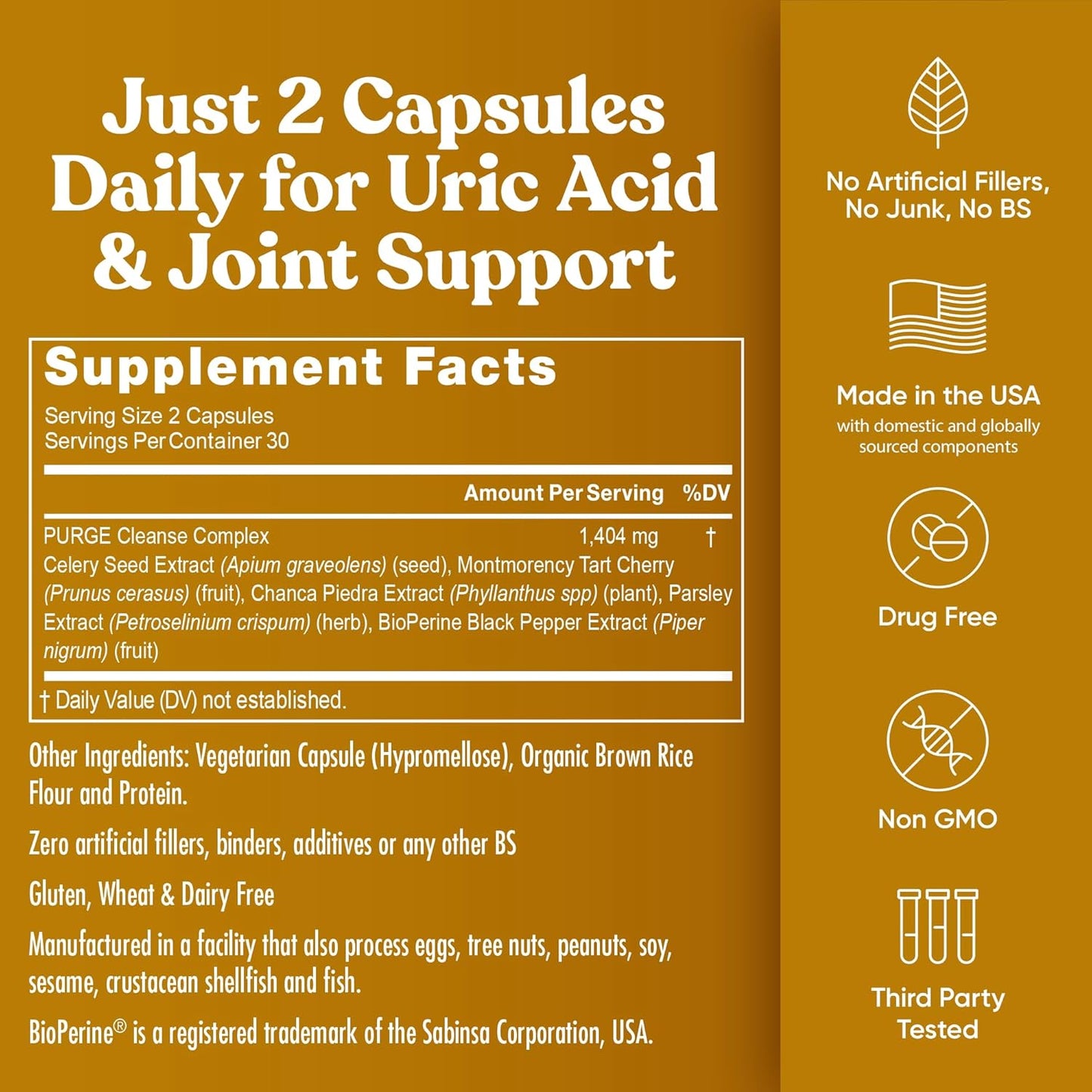 UricClear™ Daily Detox Capsules
